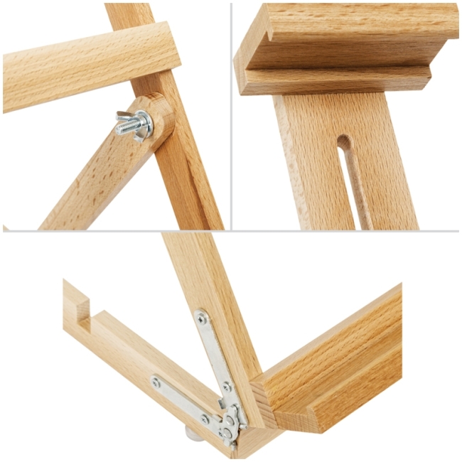 Мольберт настольный каркасный вертикальный Гамма "Студия", 33*40*46(68)см, бук купить в художественном магазине ArtCraft.Space