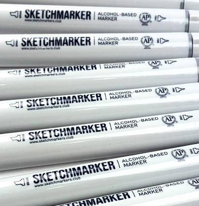 Набор маркеров Скетчмаркер / Sketchmarker "Chic Style - Шебби шик" 48 цветов в пластиковом кейсе купить в магазине маркеров ArtCraft.Space с доставкой по РФ и СНГ