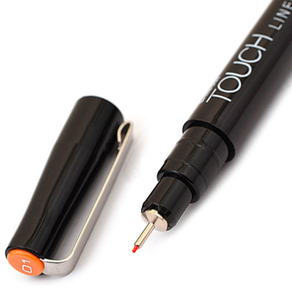 Большой набор цветных линеров Touch Liner Color / 0.1 мм / 12 штук купить в художественном интернет-магазине ArtCraft.Space с доставкой по РФ и СНГ