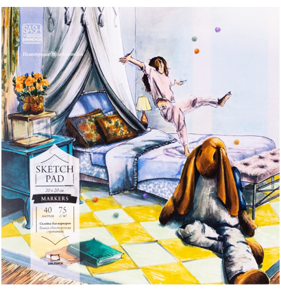 Бумага Малевичъ Sketch для маркеров склейка 20х20 см / 40 листов / 75 гм купить в художественном магазине ArtCraft.Space с доставкой по всему миру Бумага Малевичъ Sketch для маркеров склейка 20х20 см / 40 листов / 75 гм купить в художественном магазине ArtCraft.Space с доставкой по всему миру