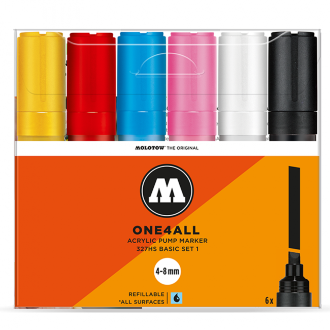 Molotow Набор маркеров ONE4ALL 327HS Basic Set1 200280