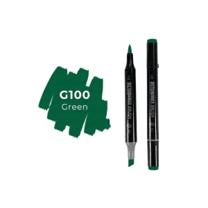 Маркер SKETCHMARKER Brush двухсторонний на спирт.основе цв.G100 Зеленый Маркер SKETCHMARKER Brush двухсторонний на спирт.основе цв.G100 Зеленый