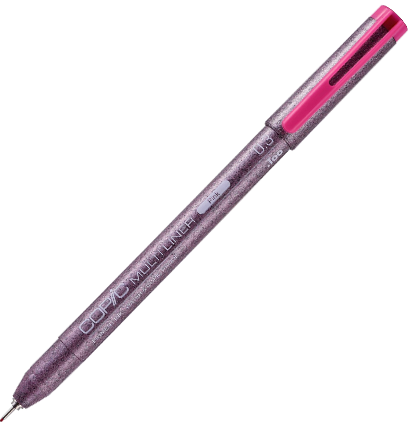 Капиллярный линер Copic Multiliner розовый поштучно / выбор толщины купить в магазине товаров для рисования ArtCraft.Space с доставкой по РФ и СНГ
