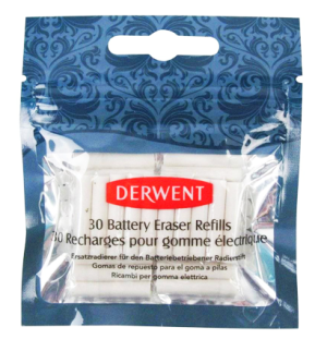 Ластики сменные для электрического ластика 30шт в пластик.упаковке