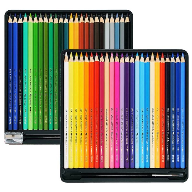 Карандаши акварельные Koh-I-Noor Mondeluz Old Man набор 48 цветов с кистью и точилкой купить в художественном магазине ArtCraft.Space Карандаши акварельные Koh-I-Noor Mondeluz Old Man набор 48 цветов с кистью и точилкой купить в художественном магазине ArtCraft.Space