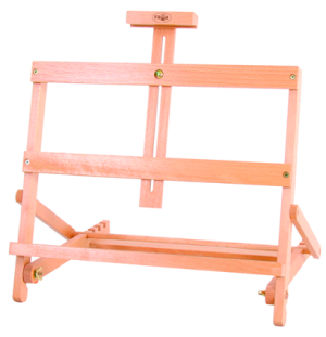 Мольберт настольный каркасный Гамма "Студия", 42*35*26 (58)см, бук