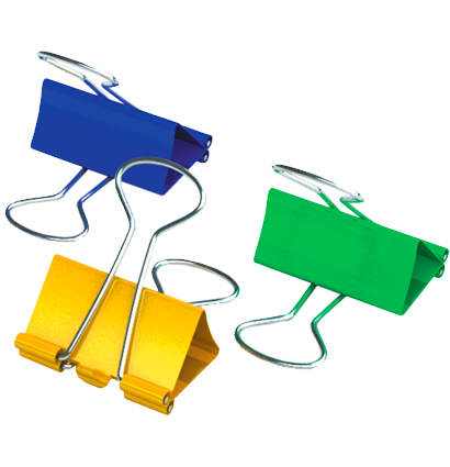 Зажимы для бумаги или скетчбука Berlingo 12 штук размер 15 мм (разноцветные) купить в магазине ArtCraft.Space с доставкой по всему миру