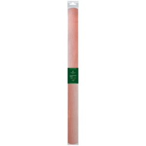 Бумага крепированная Greenwich Line, 50*250см, 32г/м2, персиковая, в рулоне, пакет с европодвесом