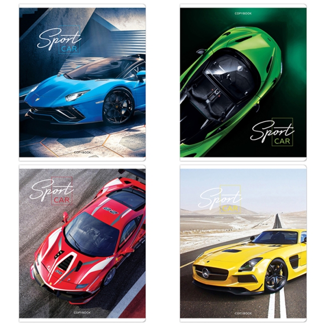 Тетрадь 48л., А5, линия ArtSpace "Авто. Sport car", эконом
