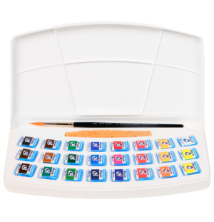 Набор акварельных красок Van Gogh 24цв кювета пластиковый короб, Набор акварельных красок Van Gogh 24цв кювета пластиковый короб,