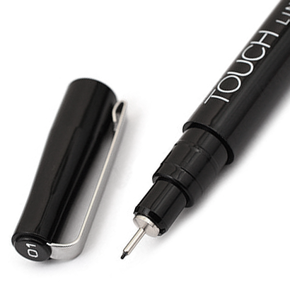 Набор черных линеров Touch Liner Black разной толщины // 5 штук купить в художественном интернет-магазине товаров для рисования и скетчинга ArtCraft.Space