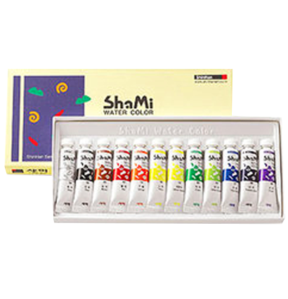 Набор акварельных красок Shami Water Color ShinHanart 12 цветов в тубах 10 мл купить в художественном магазине ArtCraft.Space