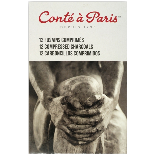 Набор прессованного угля, Conte a Paris, 12шт.