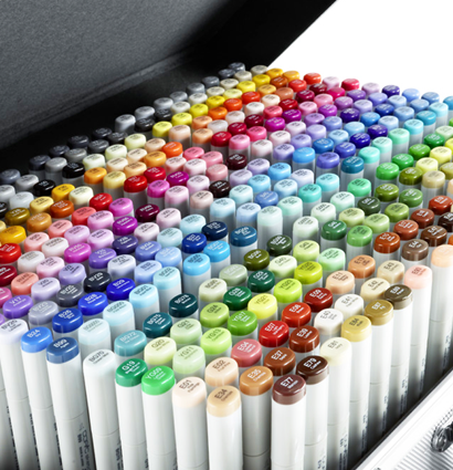 Copic Sketch Full Set 358 набор маркеров с кистью в фирменном чемодане, вся палитра купить в официальном магазине ArtCraft.Space (АртКрафт Спейс) с доставкой по РФ и всему миру