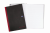 Блокнот OXFORD Black ’n’ Red A4 96л клетка твердая обложка ,