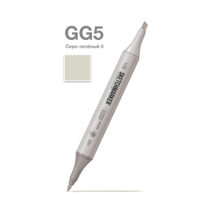 Маркер SKETCHMARKER двухсторонний на спирт.основе цв.GG5 Серо зеленый 5 Маркер SKETCHMARKER двухсторонний на спирт.основе цв.GG5 Серо зеленый 5